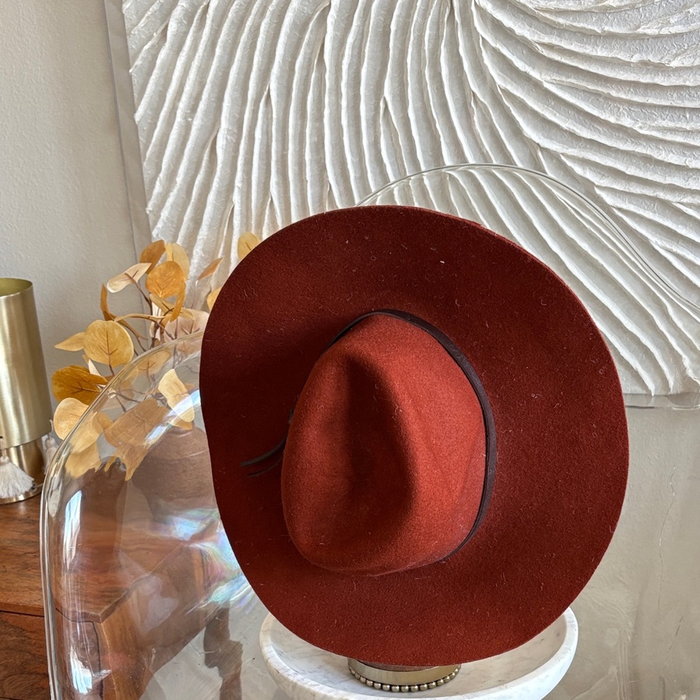 100% Wool Copper Fall Hat - Picture 3 of 7